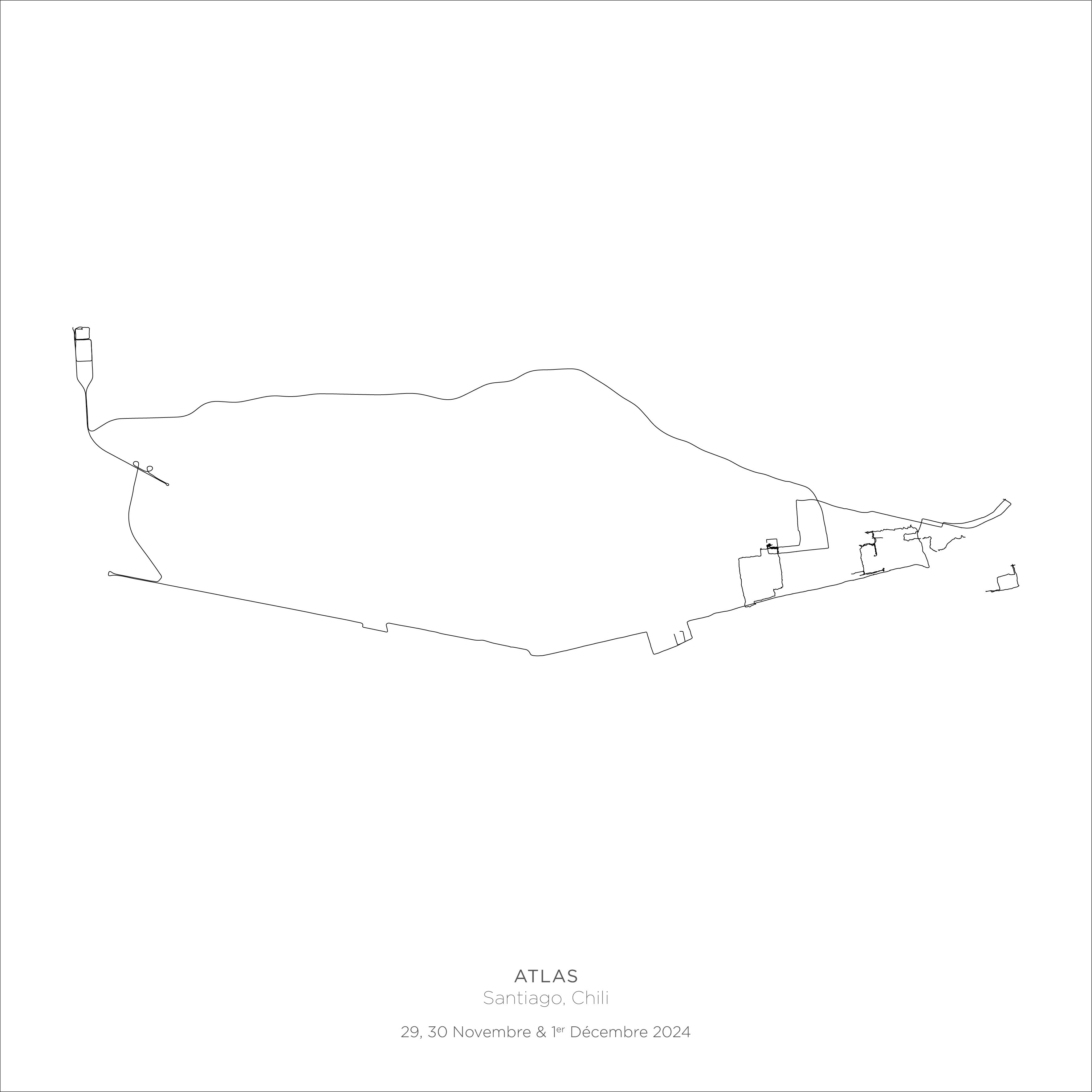Hodographie Atlas-Santiago 2024